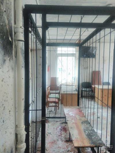 вибух у суді у Нікополі на фото 1