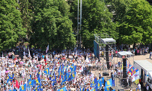 акція Вставай Україно у Хмельницькому