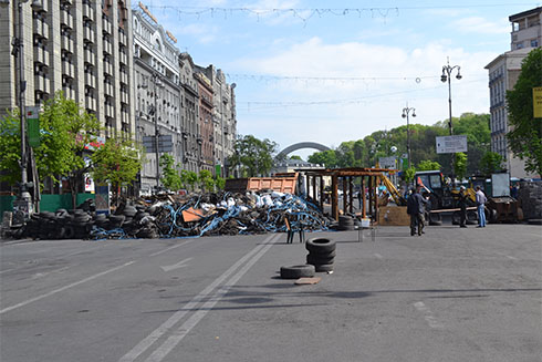 барикада під Будиком профспілок - фото 9