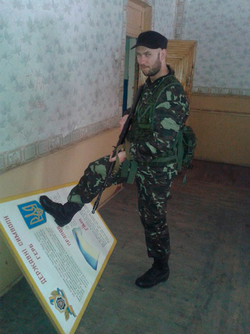 Антон Раевский - неонацист, который воюет на востоке Украины, фото 4