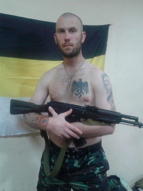 Антон Раевский - неонацист, который воюет на востоке Украины, фото 5