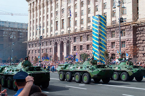 військовий прад на Хрещатику до Дня Незалежності - фото 2