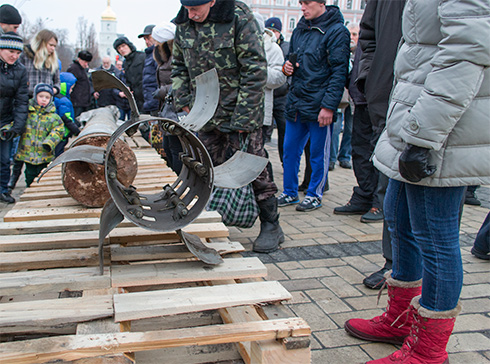 Виставка російської присутності, що проходить на Михайловській площі у Києві, фото 2
