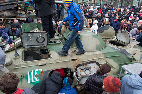 Виставка російської присутності, що проходить на Михайловській площі у Києві, фото 5