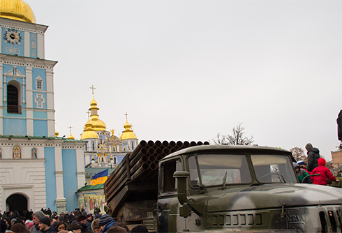 Виставка російської присутності, що проходить на Михайловській площі у Києві, фото 8