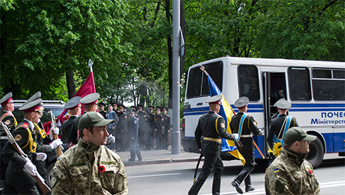 марш військовий окестрів у Києві - фото 1