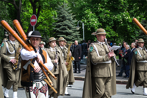 марш военных оркестров в Киеве - фото 4