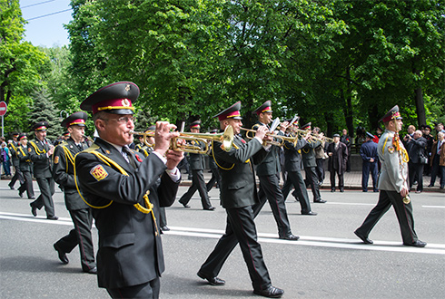 марш військовий окестрів у Києві - фото 5