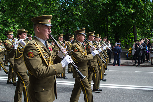 марш військовий окестрів у Києві - фото 6