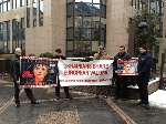 В Брюсселе оппозиция устроила пикет Януковичу