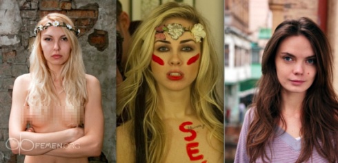 Похитили трех активисток Femen и журналиста - фото