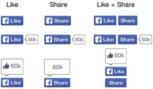 Facebook изменила дизайн кнопки «Нравится» - фото