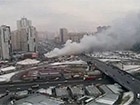Возле метро «Позняки» горели торговые киоски (видео)