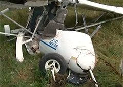 Вблизи Львова упал двухместный самолет - фото