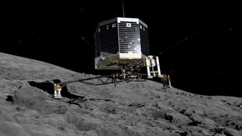 Впервые в истории аппарат с Земли посажен на комету - фото