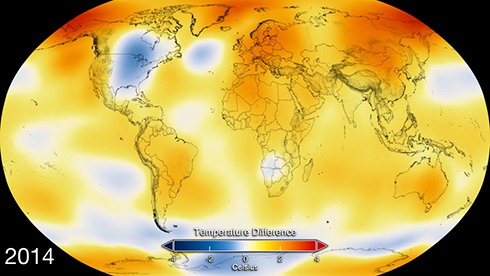2014-ый был рекордно теплым на Земле - фото