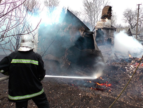 На Черниговщине чуть не сгорело село - фото