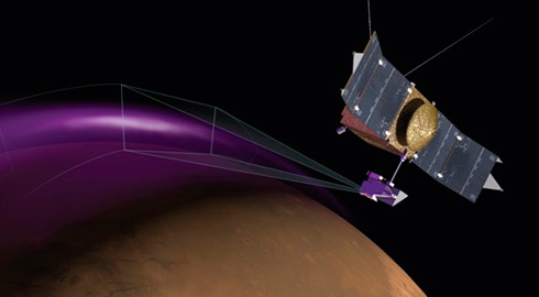 Над Марсом обнаружено массивное облако пыли - фото