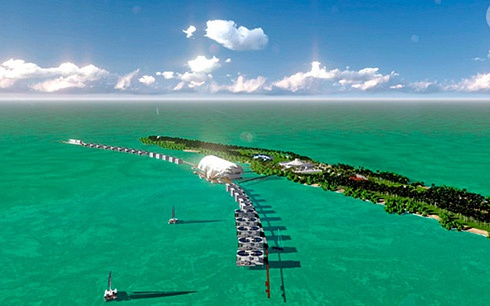 Ди Каприо строит на своем острове эко-курорт - фото