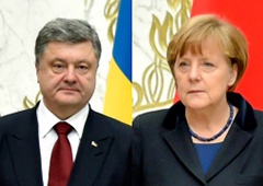 Порошенко рассказал Меркель об эскалации конфликта на Донбассе - фото