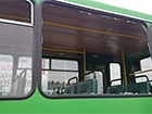 В Харькове обстреляли маршрутные автобусы