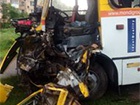 В Ивано-Франковске автобус столкнулся с грузовиком, травмированы шесть человек