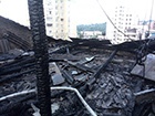 В Киеве на Большой Васильковской сгорел чердак 5-этажного жилого дома