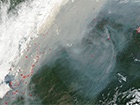 NASA показала как из космоса выглядит масштабный пожар в Сибири