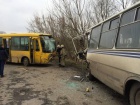 На Львовщине столкнулись пассажирские автобусы, много пострадавших