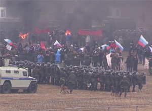 «Гвардия Путина» уже тренируется разгонять «майдан» (видео) - фото