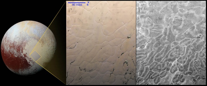 На Плутоне увидели ранее не виданные поверхностные структуры - фото