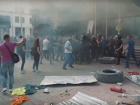 Под «Киевгорстроем» произошли столкновения (видео)