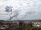 В Донецке произошел мощный взрыв на химзаводе (видео)