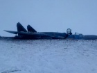 Появились фото с места падения Су-27 в Житомирской области