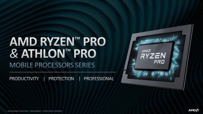 AMD представила новые "гибриды" Ryzen PRO и Athlon PRO для ноутбуков - фото