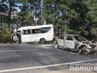 ДТП с возгоранием с участием маршрутки произошло под Житомиром (видео)