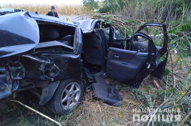 На Хмельниччине пьяный водитель врезался в электроопору: сам выжил, погибли 4 пассажира - фото