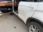 В Харькове патрульный стреляли в авто, которое на него наехало