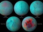 Инфракрасный взгляд на Энцелад намекает на свежий лед в северном полушарии