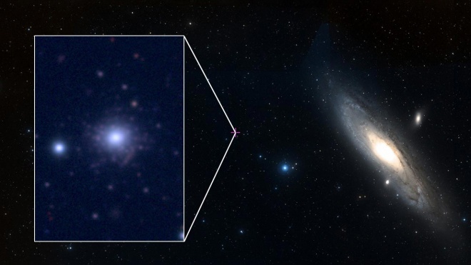На окраине соседней галактики найдено звездное скопление с экстремальным составом - фото