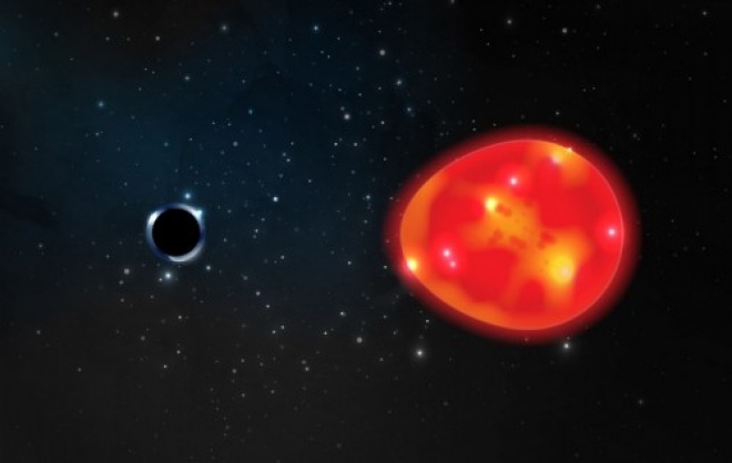 Найдено черную дыру, одну из ближайших к Земле и одну из наименьших - фото