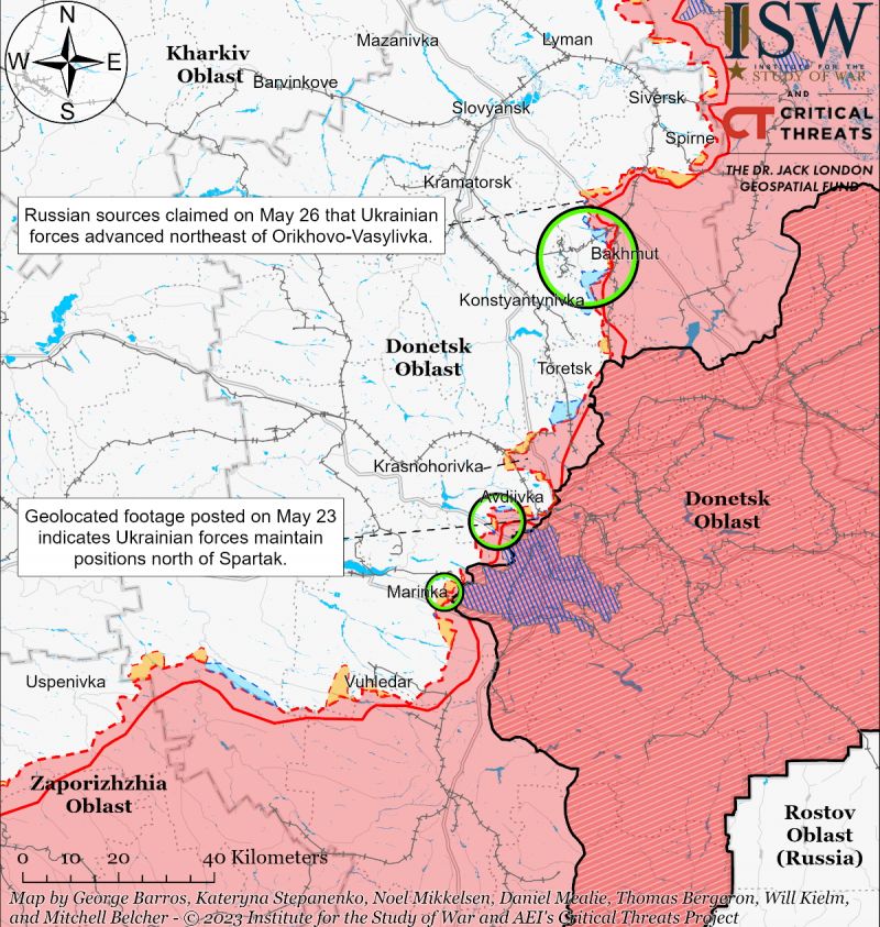 ISW: темп российских операций возле Бахмута остается заметно низким - фото