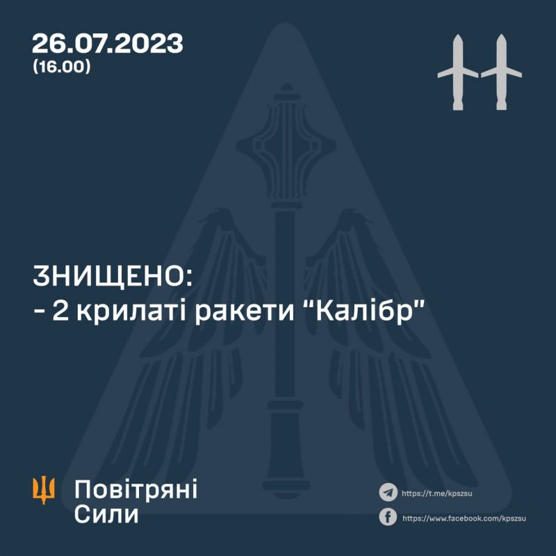 ПВО сбила в Винницкой области 2 "Калибра". Зафиксированы новые пуски крылатых ракет - фото