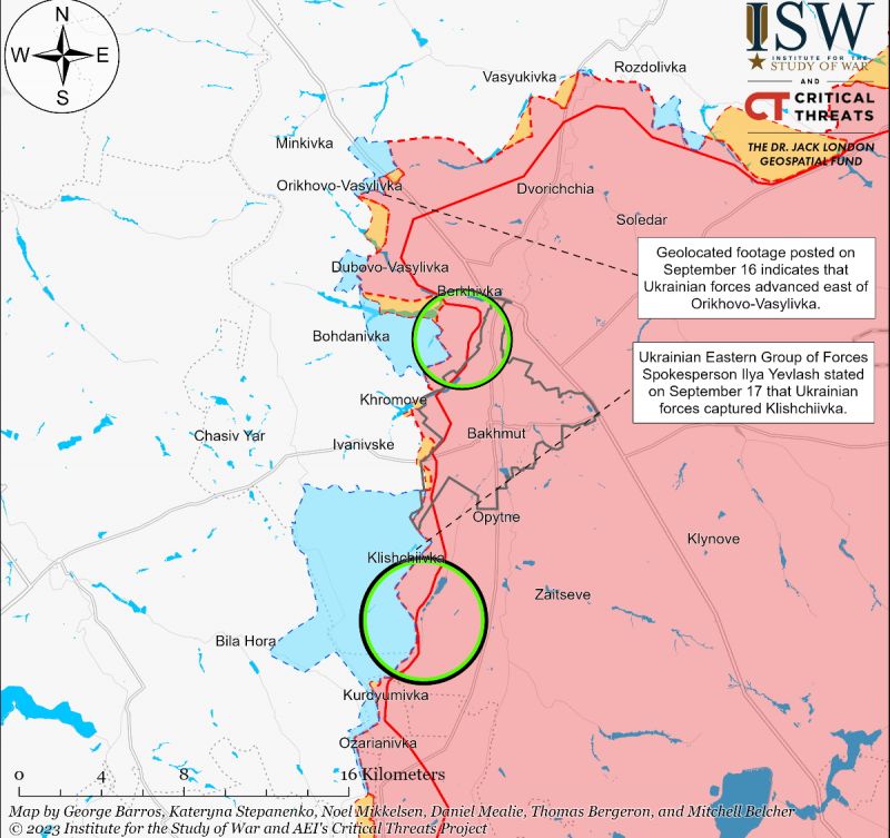 ISW: 20 сентября украинские войска продолжали контрнаступление - фото