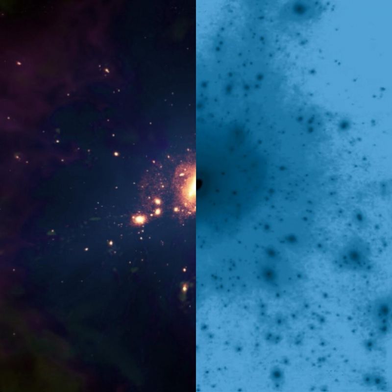 Астрономы установили влияние темной материи на эволюцию галактик - фото