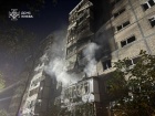 В результате российской атаки в Киеве повреждены жилые многоэтажки
