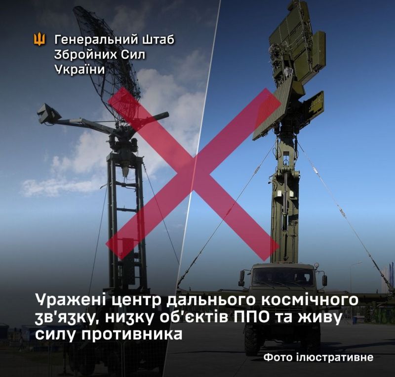 СОУ поразили центр дальней космической связи и другие цели оккупантов - фото