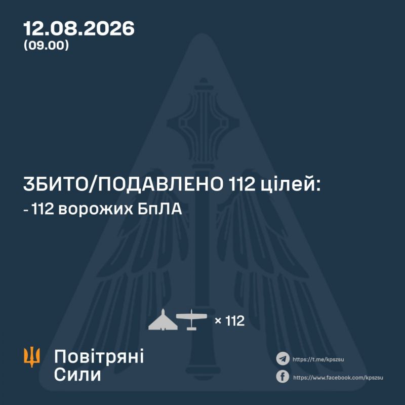 Ночью враг атаковал ракетами и беспилотниками. Сбито/подавлено 112 из 138 БПЛА - фото
