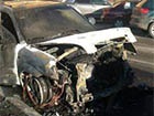 Одному за активістів Євромайдану спалили машину