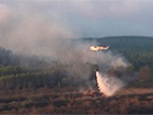 Пожежу під Чорнобилем гасять у цілодобовому режимі